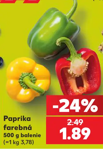 Paprika farebná