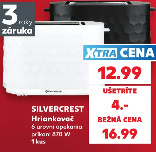 Silvercrest hriankovač