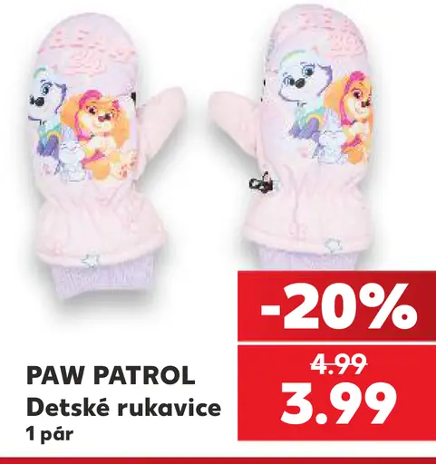 Paw Patrol detské rukavice