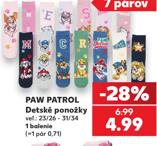 Paw Patrol Detské ponožky