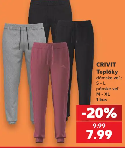 CRIVIT Tepláky dámske alebo pánske