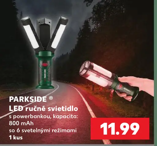 Parkside LED ručné svietidlo