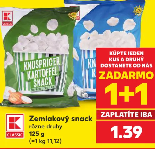 K-Classic Zemiakový snack