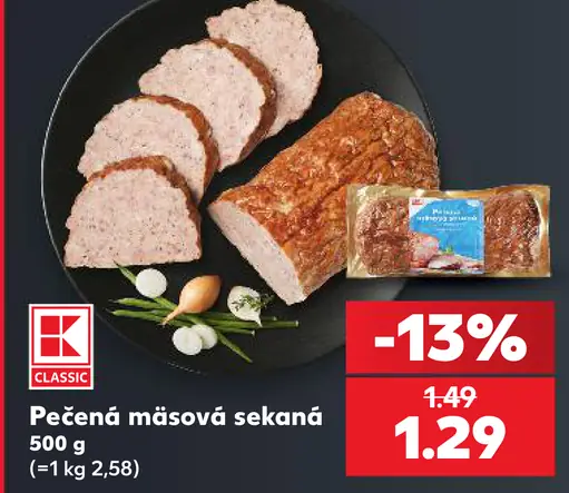 K-Classic Pečená mäsová sekaná