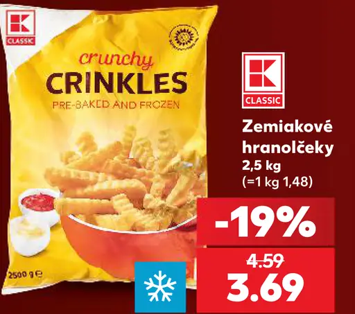 K Classic Zemiakové hranolčeky