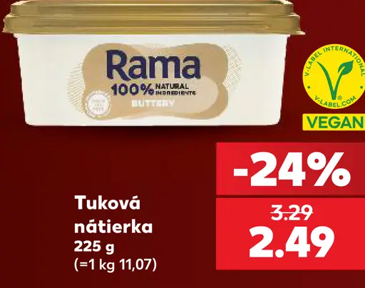 Rama 100 % Natural nátierka
