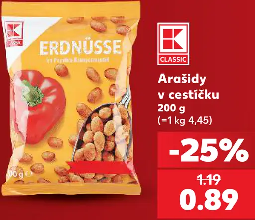 K-Classic Arašídy v cestíčku