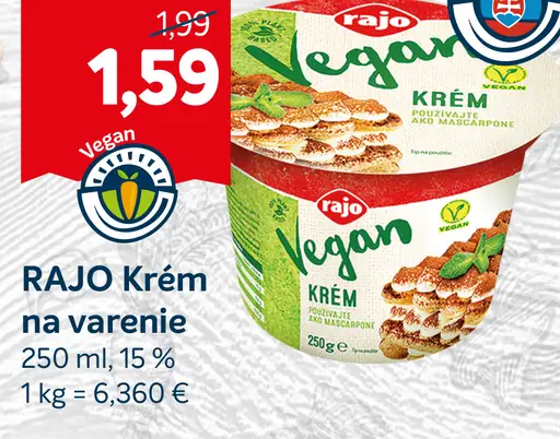 Vegan Krém