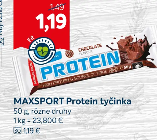 MAXSPORT Protein tyčinka