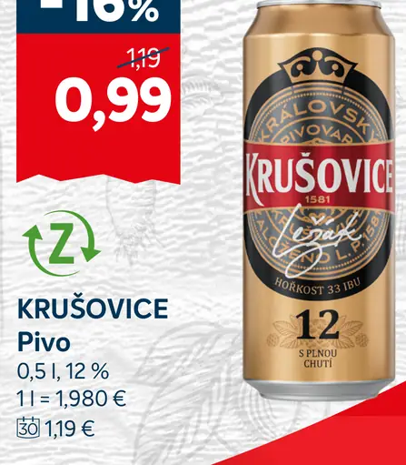 Krušovice Pivo