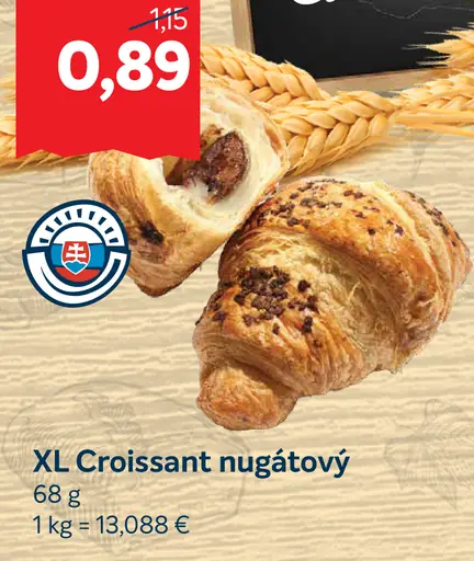 XL Croissant nugátový