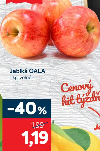 Jablká GALA