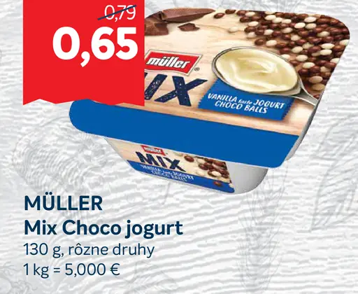 MÜLLER Mix Choco jogurt