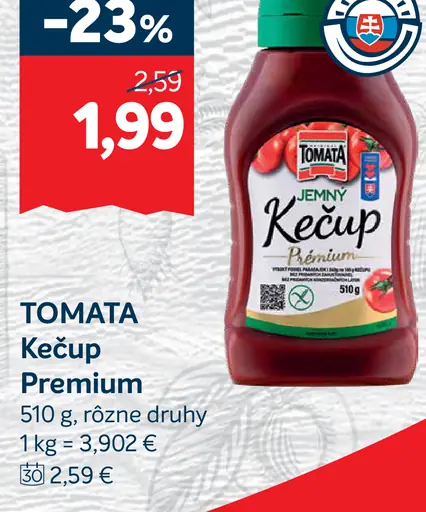 TOMATA Kečup Premium