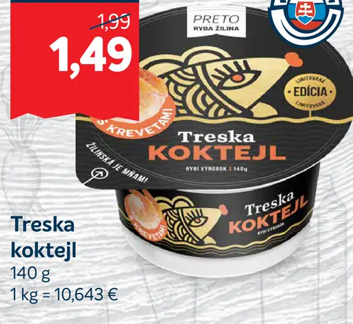 Treska koktejl