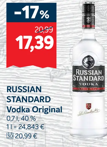 RUSSIAN STANDARD Vodka Original