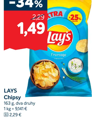 LAYS Chipsy