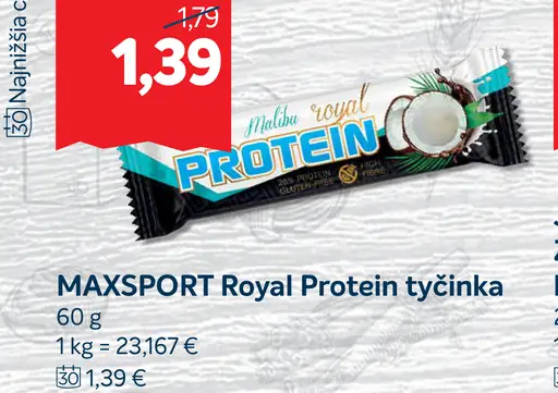 MAXSPORT Royal Protein tyčinka