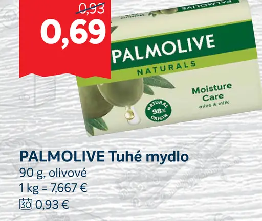 PALMOLIVE TUHÉ MYDLO