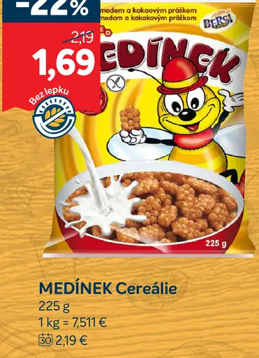 MEDÍNEK cereálie