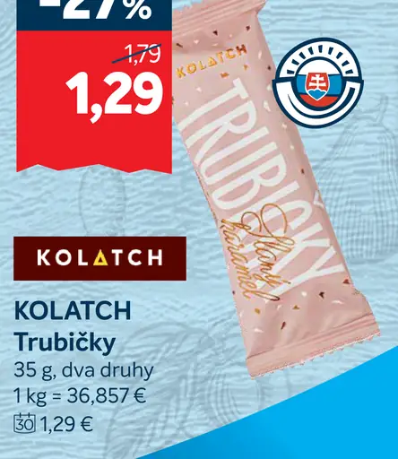 Kolatch trubičky