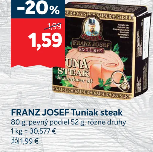 FRANZ JOSEF Tuniak steak