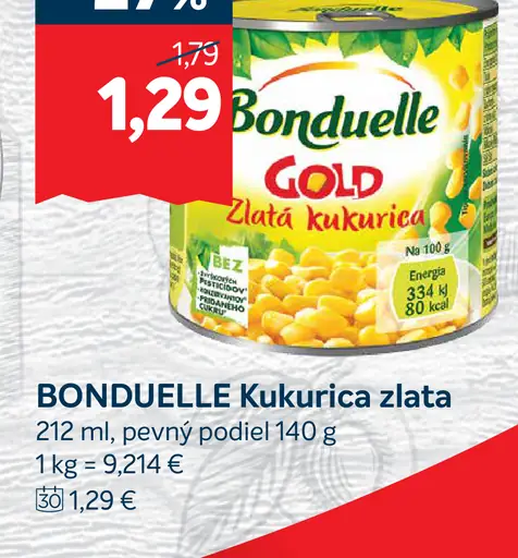 Bonduelle Kukurica zlata