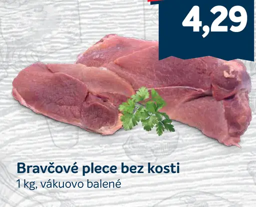 Bravové plece bez kosti