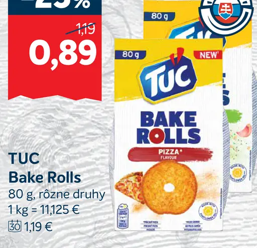 TUC Bake Rolls