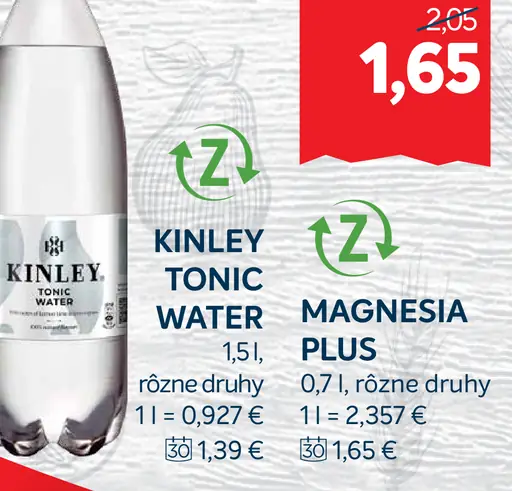 KINLEY TONIC WATER