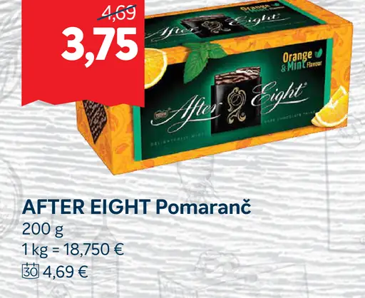 AFTER EIGHT Pomaranč