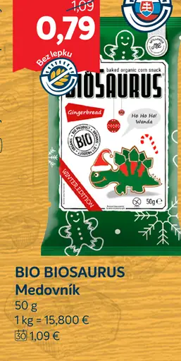 BIO BIOSAURUS Medovník