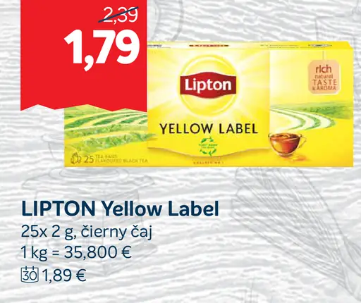 LIPTON YELLOW LABEL