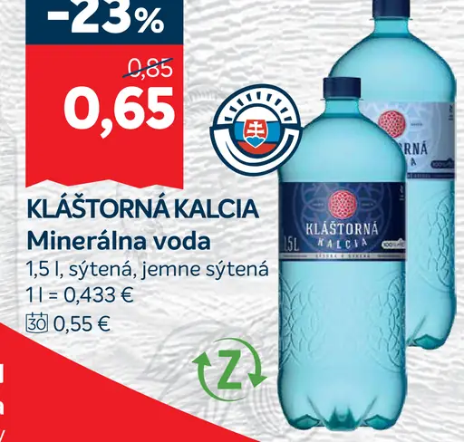 KLÁŠTORNÁ KALCIA