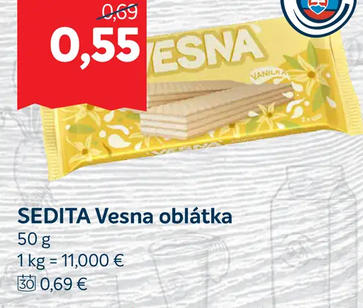 SEDITA Vesna oblátka