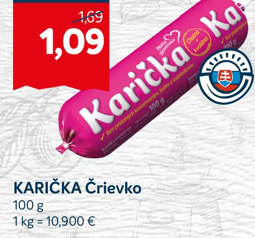 Karička črievko