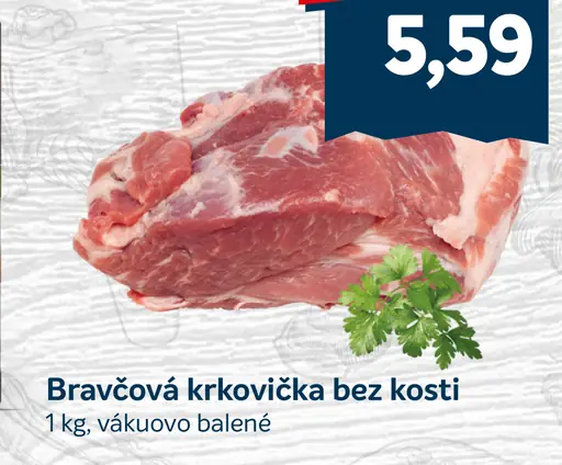 Bravčová krkovička bez kosti