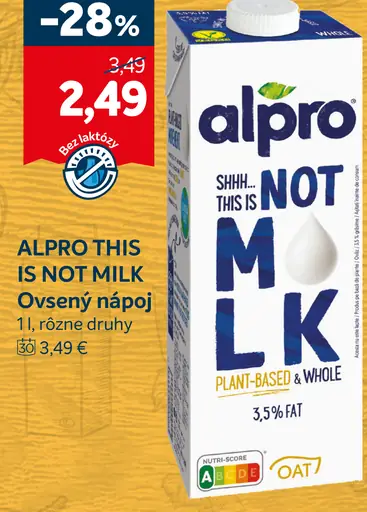 ALPRO THIS IS NOT MILK