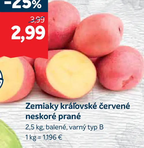 Zemiaky kráľovské červené