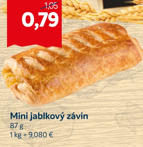 Mini jablkový závin