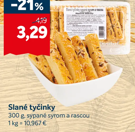 Slané tyčinky