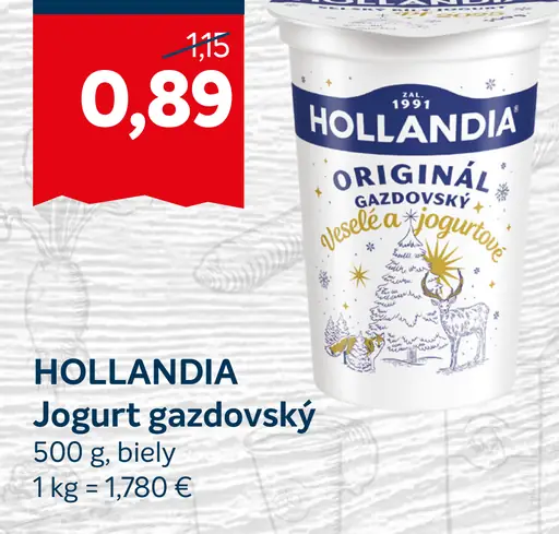 Hollandia Jogurt gazdovský