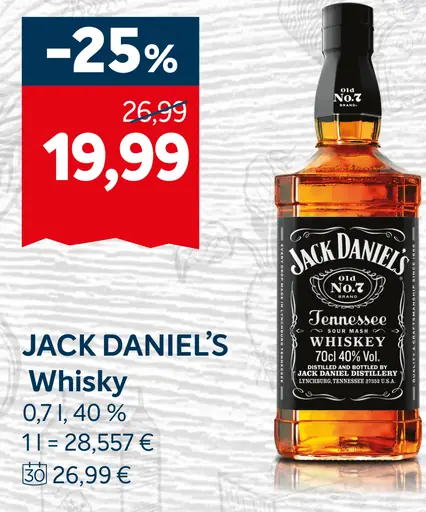 JACK DANIEL'S Whisky