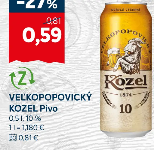 KOZEL Pivo