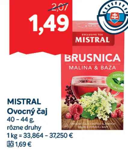 Brusnica Ovocný čaj