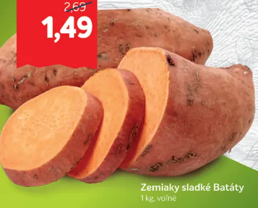 Zemiaky sladké Batáty