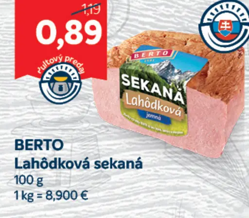 SEKANÁ Lahôdková