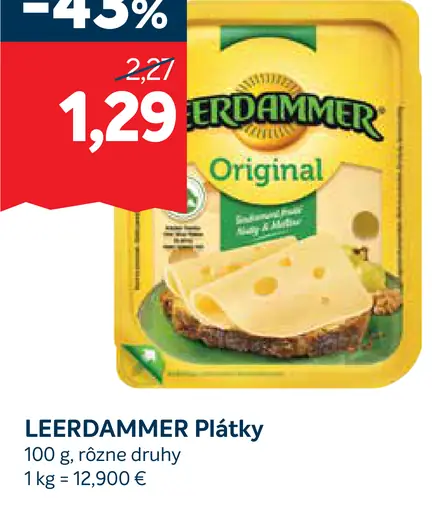 Leerdammer plátky