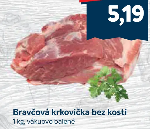 Bravčová krkovička bez kosti