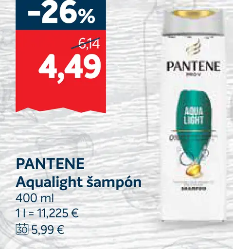 PANTENE Aqualight šampón